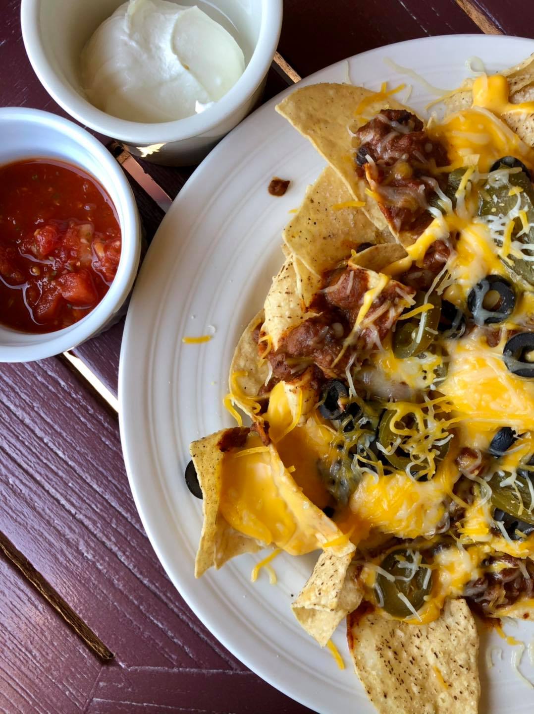 Plate of nachos 